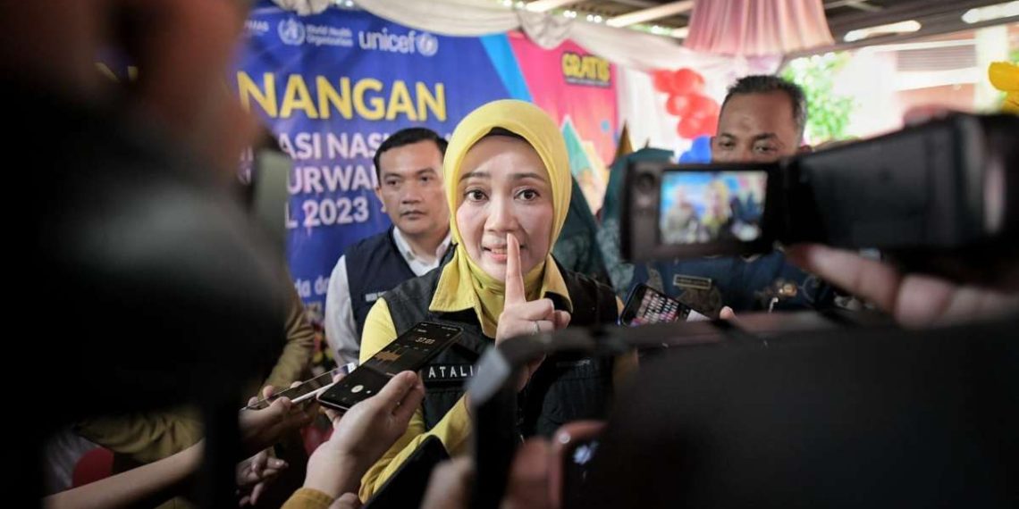 Sub Pin Polio, Hari ini Resmi Digelar di Jabar, Masyarakat Antusias Ikuti Imunisasi