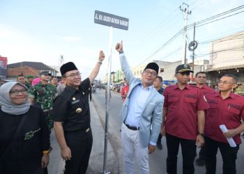 Ridwan Kamil Resmikan Jalan Cibarusah-Cikarang dengan Nama KH. R. Ma’mun Nawawi