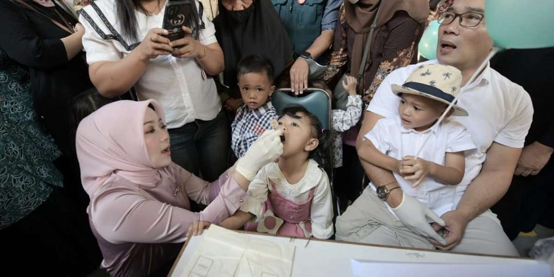 Sub Pin Polio Cakupan Signifikan, Jabar Optimistis sebagai Provinsi Pertama Bebas Polio