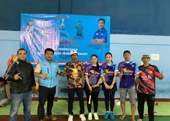 Antusias, Bacaleg Ridwan Mustopa Gelar Turnamen Badminton Gelora Cup I