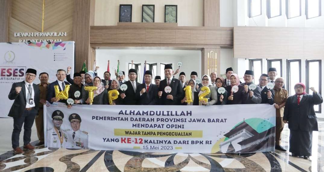 Jawa Barat Raih Opini WTP Ke-12 dari BPK RI