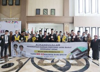 Jawa Barat Raih Opini WTP  Ke-12 dari BPK RI