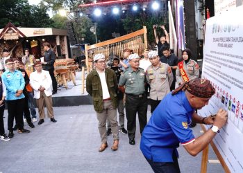 Deklarasi Pemilu Damai 2024 Bhayangkara Ngajaga Lembur