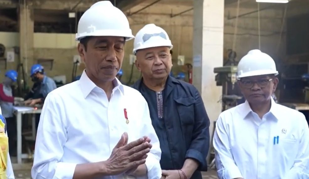 Jokowi Kunjungi Pembuatan Patung Garuda di Nyoman Nuarta Gallery