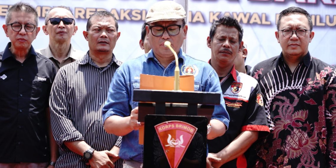 Polda Jabar dan Insan Pers Komitmen Wujudkan Pemilu Damai