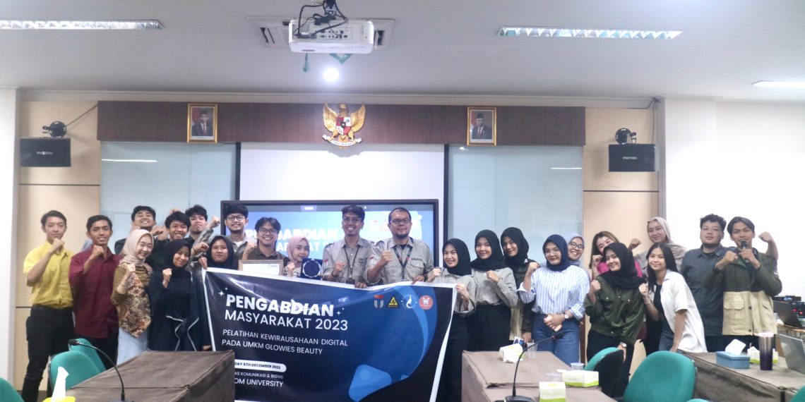 Tel-U dan UMKM Glowies Beauty Bangun Digital Marketing Interaktif