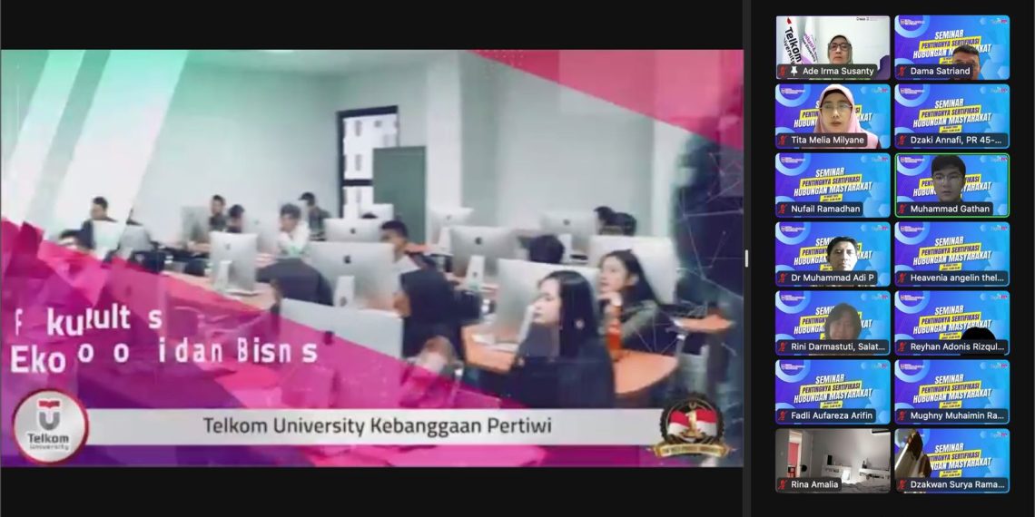 Digital PR Tel-U Dorong Mahasiswa Tersertifikasi PR untuk Siap Berkompetisi