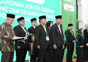 Ma’ruf Amin  Kukuhkan Komite Daerah Ekonomi dan Keuangan Syariah Jawa Barat