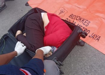 Temuan Koper Hitam Berisi Mayat Wanita Gegarkan Cikarang Barat