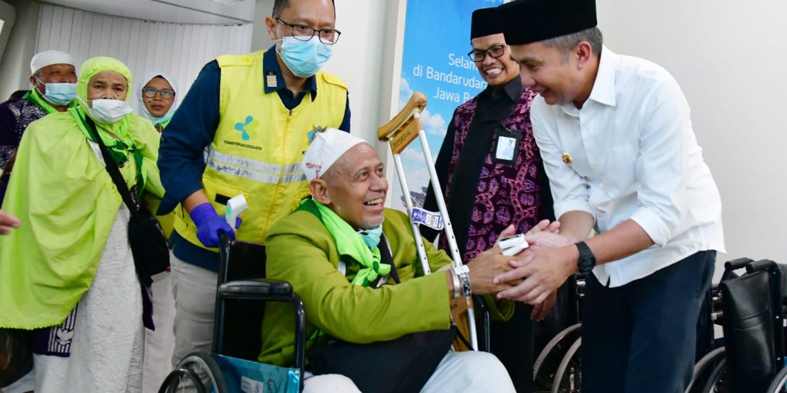440 Jemaah Haji Kloter 1 Tiba di BIJB Kertajati, Majalengka