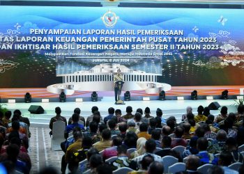 Bey Machmudin Saksikan Penyampaian LHP LKPP 2023 dari BPK ke Presiden RI