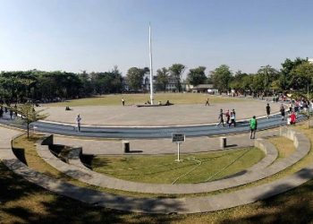 Lapangan Gasibu tutup