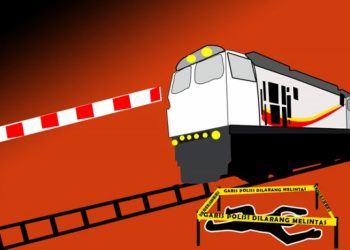 Pascainsiden Pria Tertemper Kereta Api, KAI  Ingatkan Bahaya Aktivitas di Jalur Kereta Api