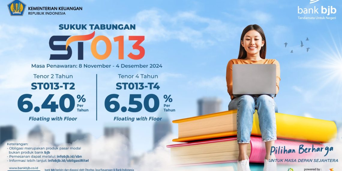 ST013: Investasi Aman dengan Imbal Hasil Kompetitif hingga 6,50% di bank bjb