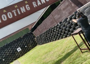Yonarmed 4/Parahyangan Gelar Latihan Menembak Bersama EIGER, Perkuat Sinergi dan Silaturahmi