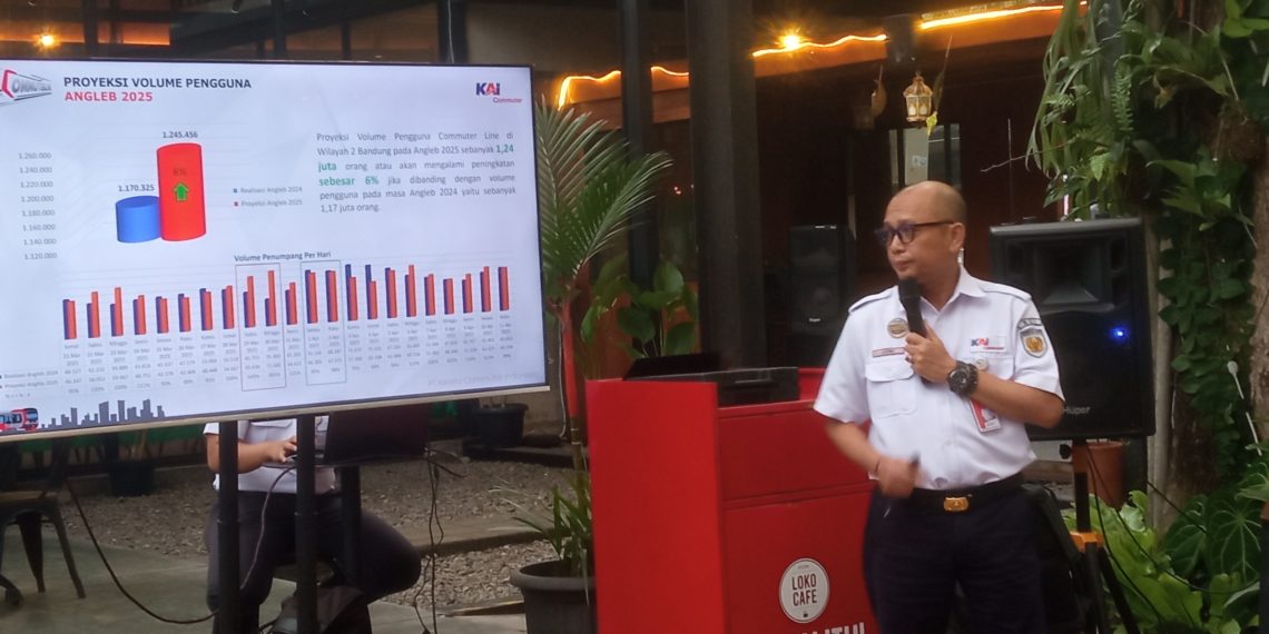 Penumpang KAI Commuter Bandung 2 Diprediksi Naik 1,2 Juta Orang