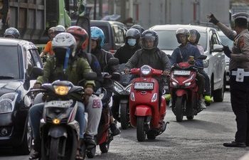 Motor Kuasai Jalanan Jabar Saat Libur Lebaran
