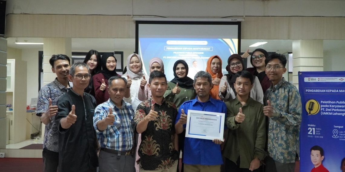 Dorong UMKM Naik Kelas, Tel-U Beri Pelatihan Public Speaking