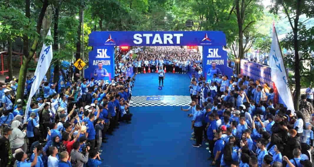 AHY Run 2025 di Bandung Membludak, AHY Harap Semoga Bisa Jadi Energi Positif